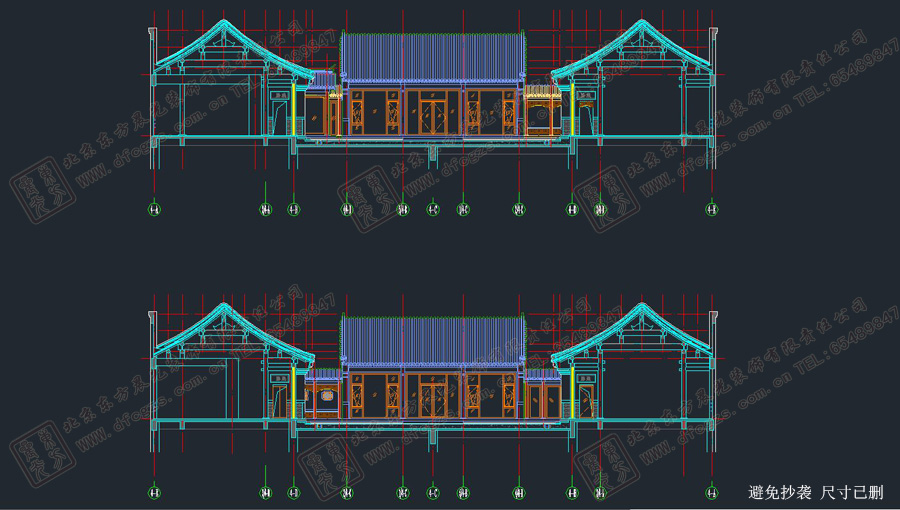 仿古中式建筑設(shè)計(jì)