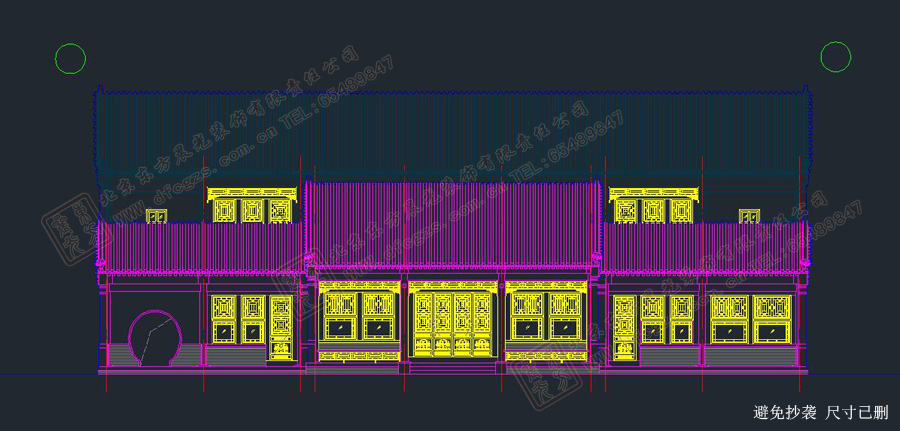 仿古中式建筑設(shè)計(jì)