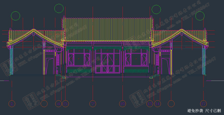 農(nóng)村兩進(jìn)中式建筑案例