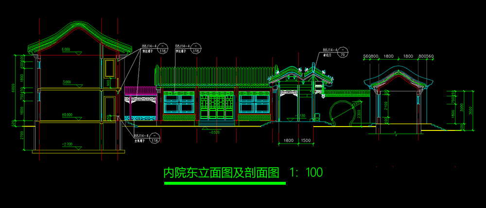 徽派二進中式建筑設(shè)計案例